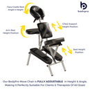 BODYPRO MOVE PORTABLE MASSAGE CHAIR