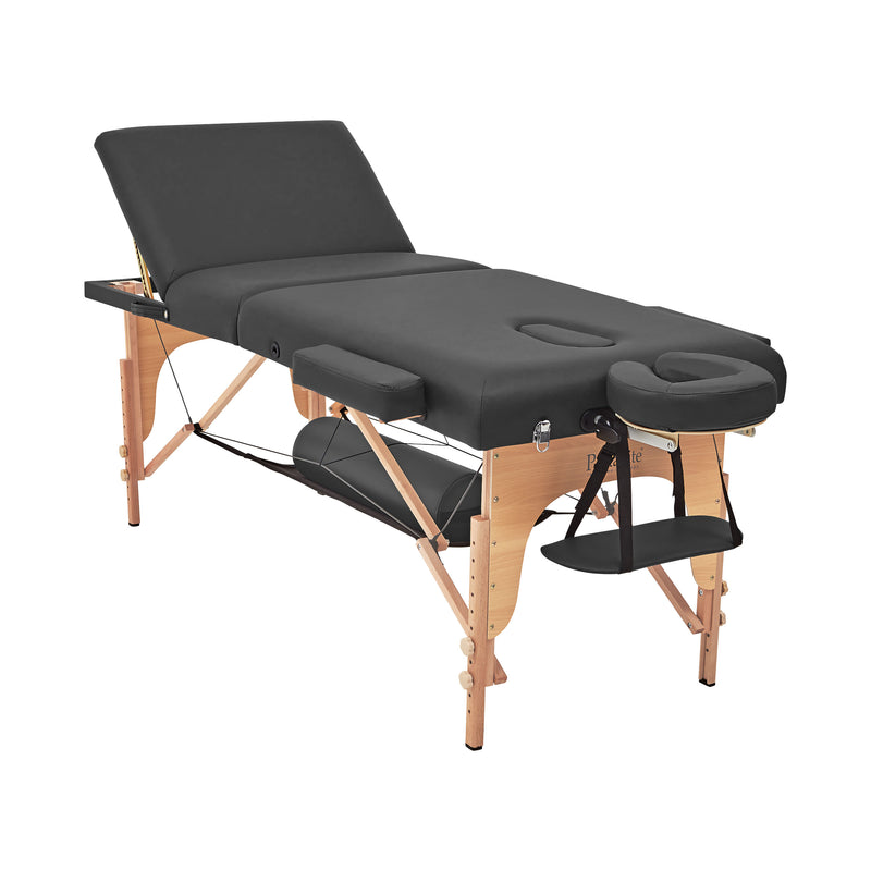 Combi-Lite 3 in 1 Portable Massage Table Black