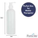 250ml Slimline Plastic Bottle with Pump Dispenser