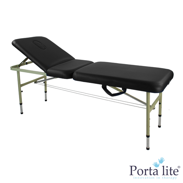 The Advantage II 11.5kg Portable Massage Table Black
