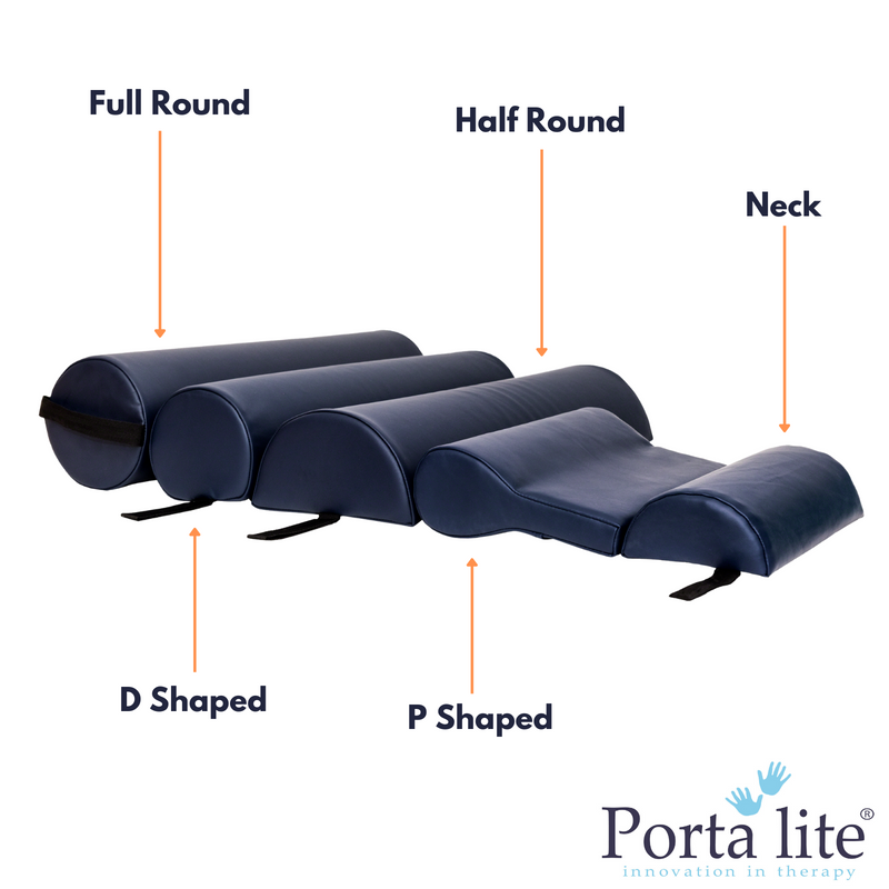 D Shape 3/4 Round Bolster Support Cushion