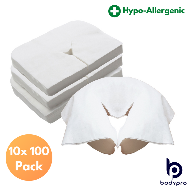Disposable Face Rest Covers - Pack of 100 10 x Packs of 100 = 1000 Pieces (Save €49.99!)