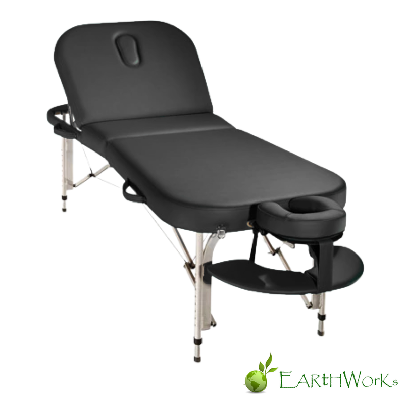 Earthworks Touch Plus Portable Massage Table Black