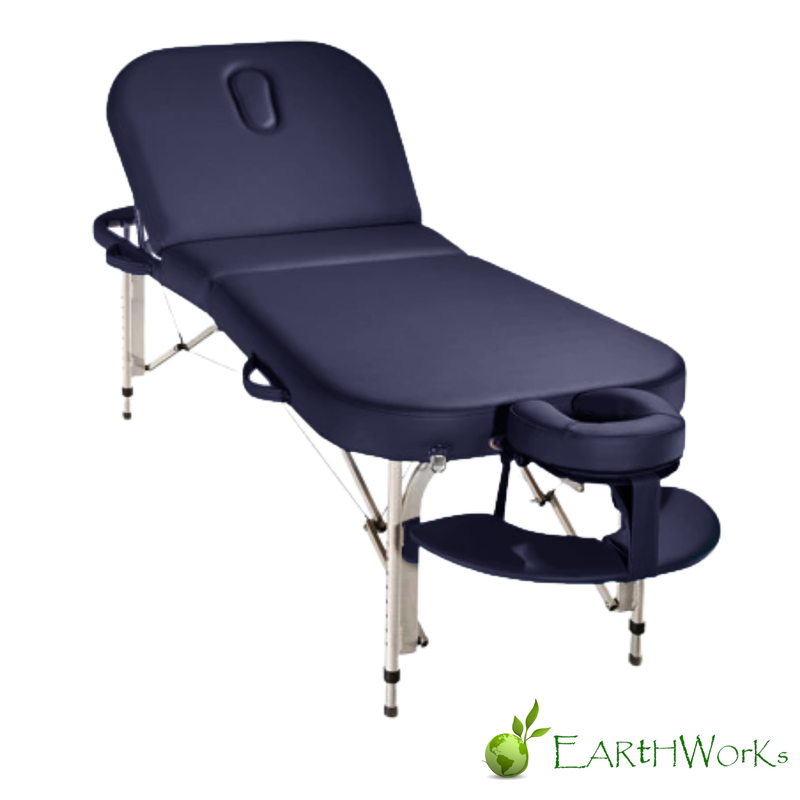 Earthworks Touch Plus Portable Massage Table Navy