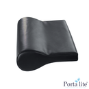 P Shaped Neck, Hip & Shoulder Bolster Support Cushion Black
