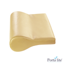 P Shaped Neck, Hip & Shoulder Bolster Support Cushion Cream