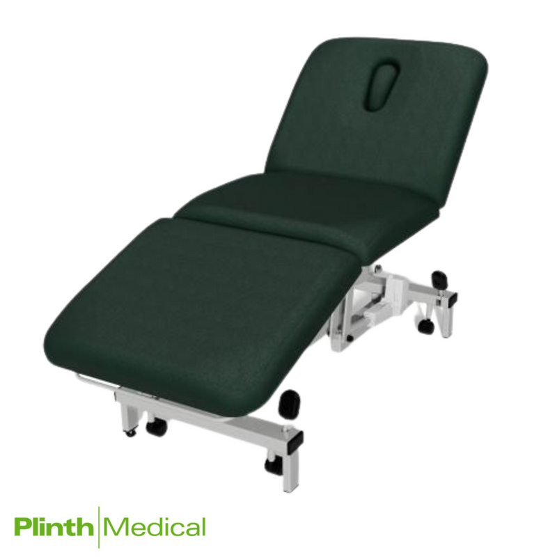Plinth Pro3 Electric Treatment Couch Rainforest (Dark Green)