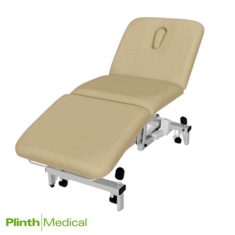 Plinth Pro3 Electric Treatment Couch Almond (Beige)
