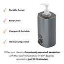 Deluxe Massage Oil Warmer With Digital Led Temperature Display