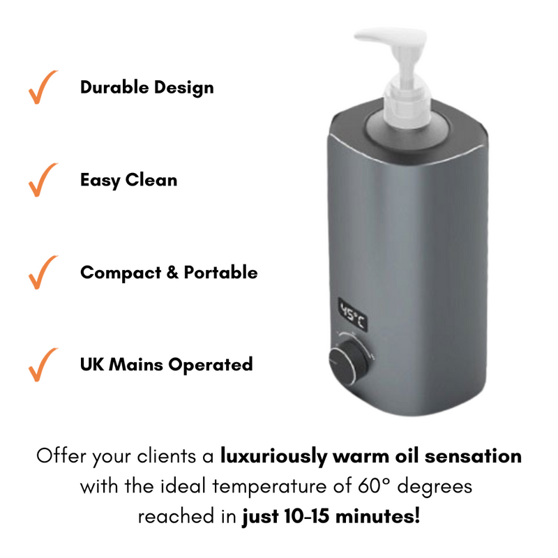 Deluxe Massage Oil Warmer With Digital Led Temperature Display