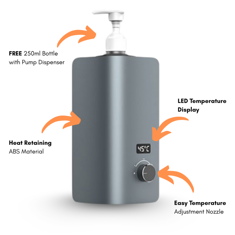 Deluxe Massage Oil Warmer With Digital Led Temperature Display