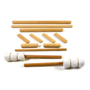 Vulsini Warm Bamboo Massage Deluxe Massage Stick Set (12 Pieces)