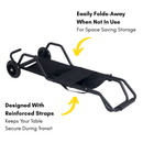 Porta-Lite Wheeled Trolley Massage Table Transportation Cart