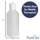 250ml Flip Top Cap Plastic Refillable Bottle