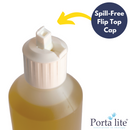 250ml Flip Top Cap Plastic Refillable Bottle