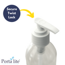 250ml Slimline Plastic Bottle with Pump Dispenser