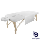 3 Piece Couch Cover Sheet Set - 100% Brushed Cotton White With Breathe Hole