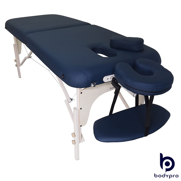 BodyPro Deluxe Portable Massage Table Navy