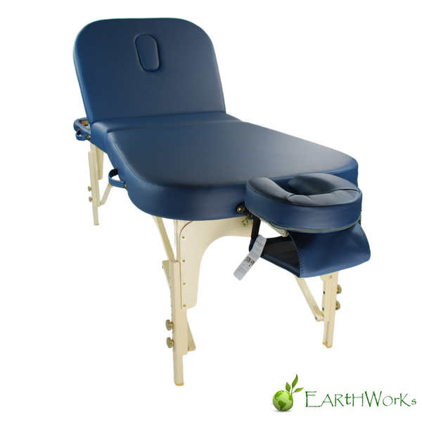 Earthworks Comfort Liftback Portable Massage Table Agate Blue
