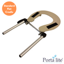 Deluxe Head Rest Cradle Standard Adjustable Face Rest Cradle Cream