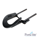 Deluxe Head Rest Cradle Ergonomic Contoured Adjustable Face Rest Cradle Black