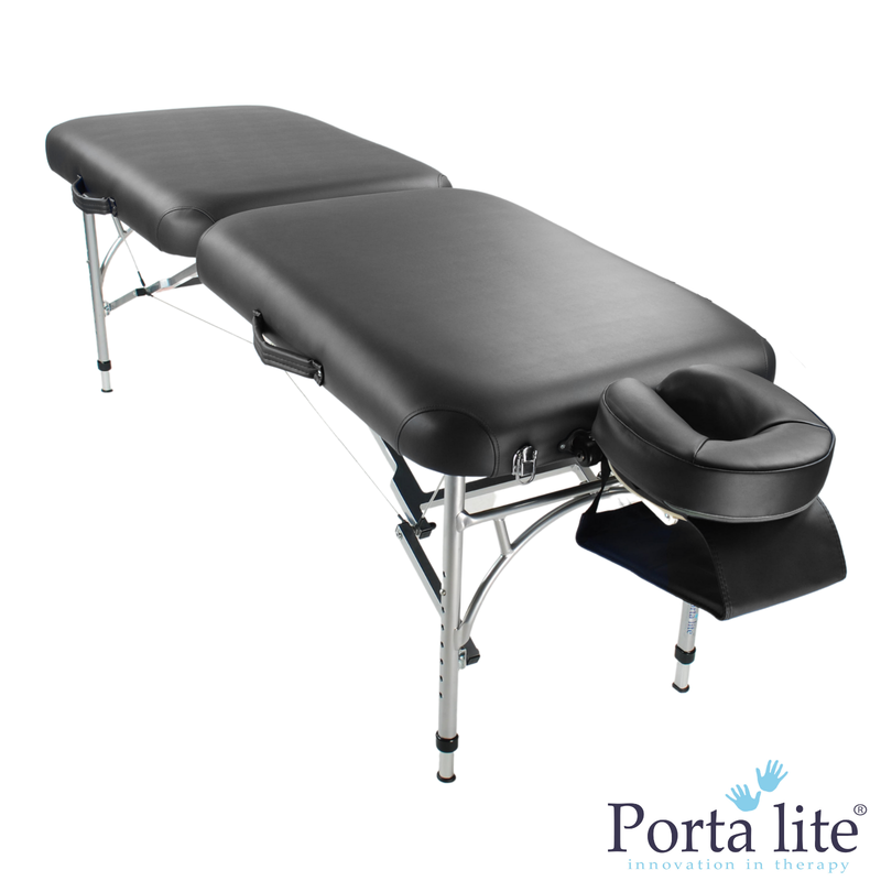 Porta-Lite Delta I Portable Massage Table - 10.3kg Black