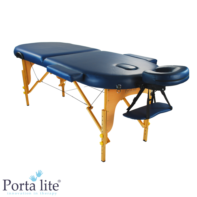 Porta-Lite Oval Portable Massage Table Navy