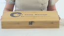 64 Piece Hot Stone Massage Set with Bamboo Presentation Box